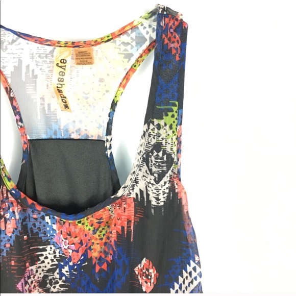 Eyeshadow Aztec Racer Back Dress - Picture 2 of 5